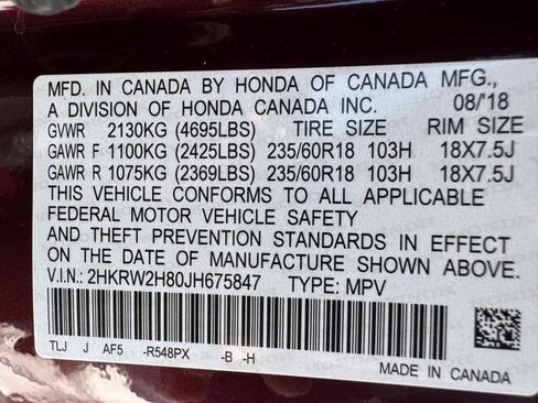 Used 2018 Honda CR-V EX-L image 36