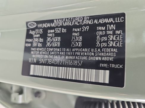Certified 2026 Hyundai Santa Cruz SEL FWD image 34