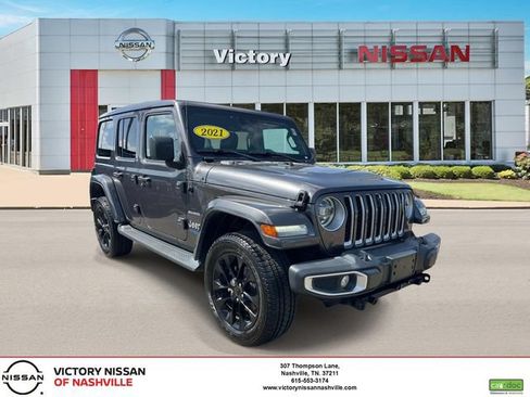 Used 2021 Jeep Wrangler Unlimited Sahara w/ Cold Weather Group AWD/4WD image 1