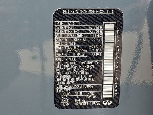 Used 2025 INFINITI QX55 Essential image 27