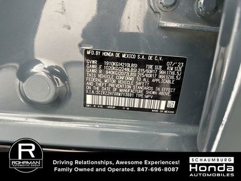 Certified 2024 Honda HR-V EX-L image 38