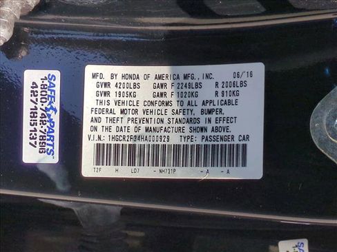 Used 2017 Honda Accord LX image 23