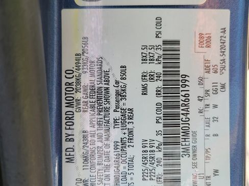 Used 2010 Mercury Milan Premier FWD image 34