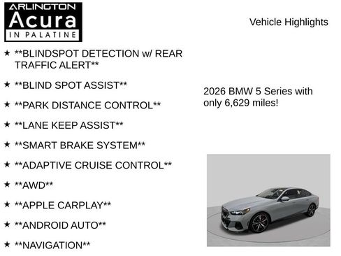 Used 2026 BMW 550e xDrive AWD/4WD image 8