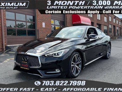 Used 2021 INFINITI Q60 3.0t Luxe w/ Essential Package AWD/4WD image 1