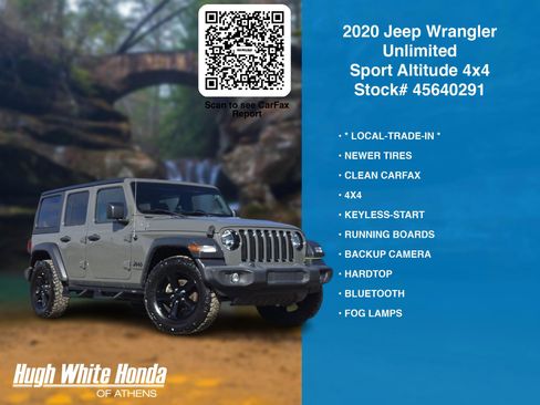 Used 2020 Jeep Wrangler Unlimited Sport image 7