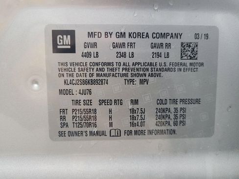 Used 2019 Buick Encore Sport Touring image 33