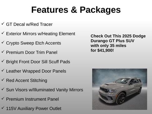 Used 2025 Dodge Durango GT AWD/4WD image 17