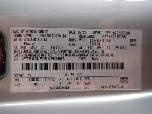 Certified 2025 Ford F150 XLT w/ Equipment Group 301A Standard image 21