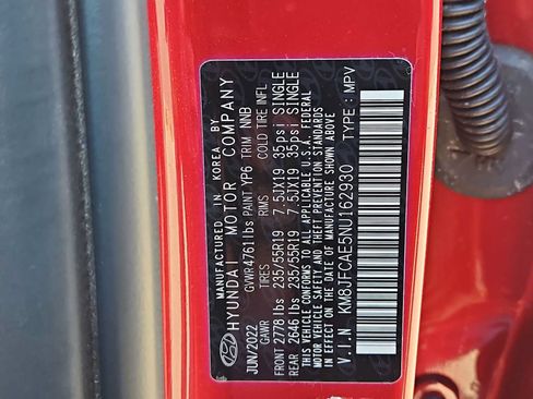 Certified 2022 Hyundai Tucson N Line AWD/4WD image 35