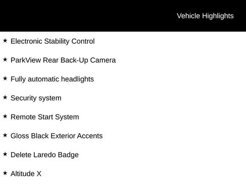 New 2025 Jeep Grand Cherokee Altitude AWD/4WD image 32