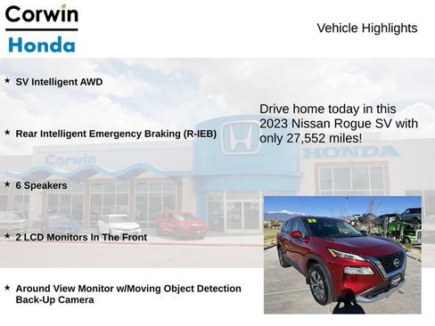 Used 2023 Nissan Rogue SV AWD/4WD image 6