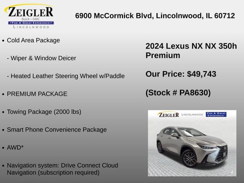 Used 2024 Lexus NX 350h AWD image 6