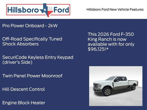 New 2026 Ford F350 King Ranch AWD/4WD image 18