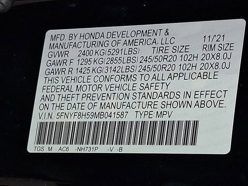 Certified 2021 Honda Passport EX-L image 26