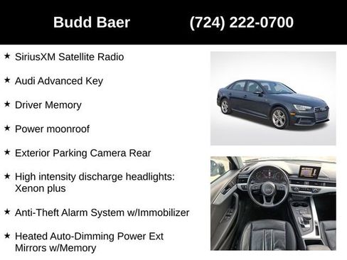 Used 2018 Audi A4 2.0T Premium w/ Convenience Package image 14