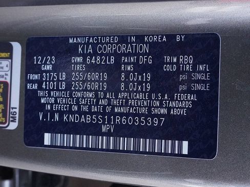 Used 2024 Kia EV9 Light Long Range RWD image 63