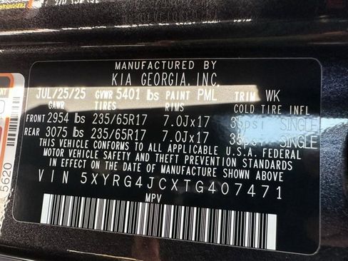 New 2026 Kia Sorento LX image 14