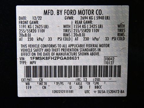 Used 2023 Ford Explorer Limited w/ Limited Technology Package image 16