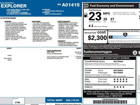 Used 2025 Ford Explorer ST-Line w/ ST-Line Street Pack image 4