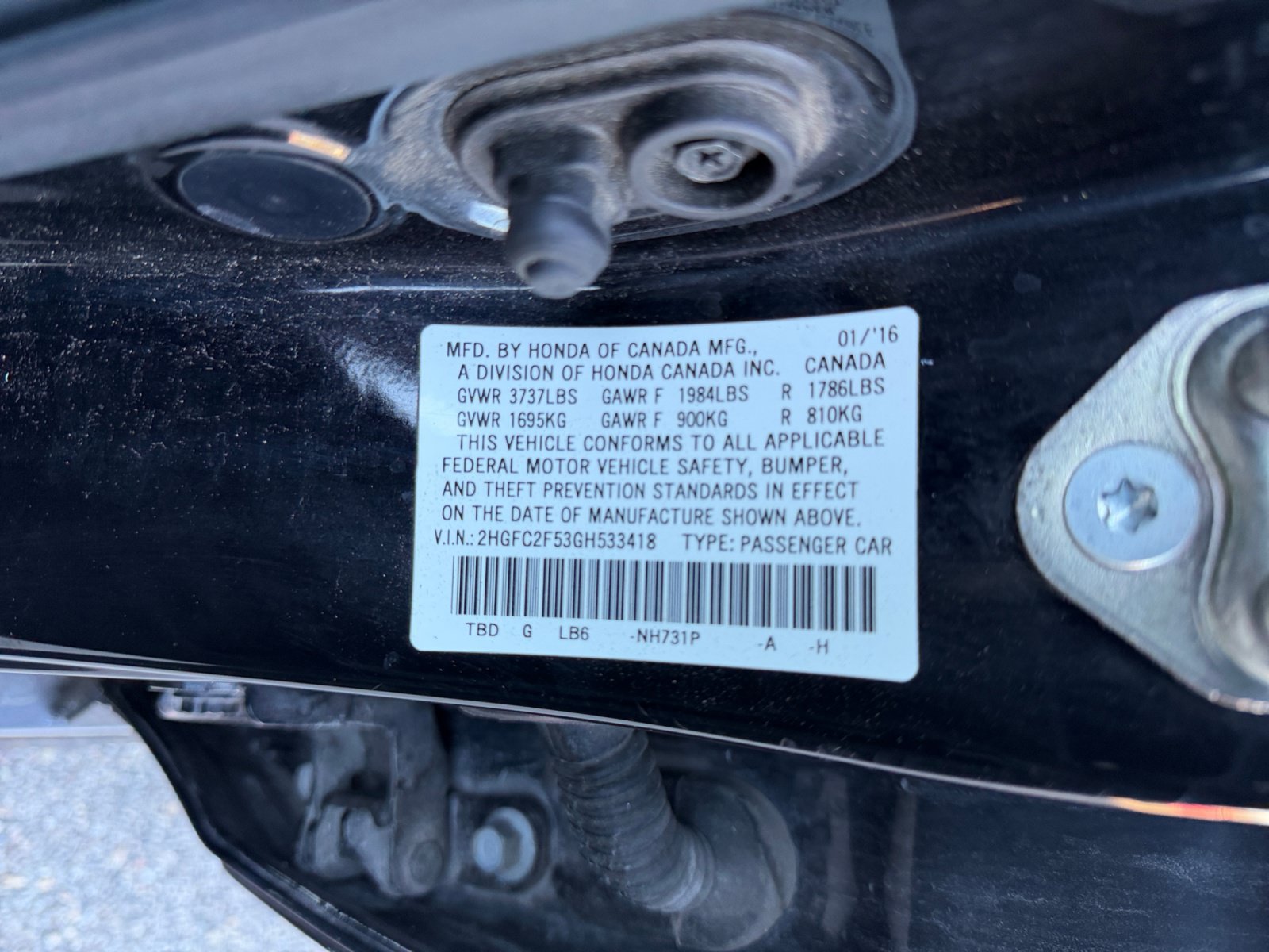 Used 2016 Honda Civic LX image 35