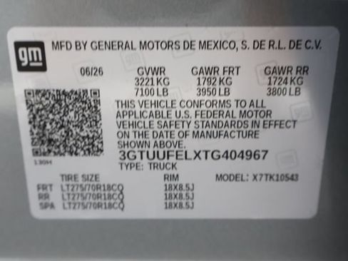 New 2026 GMC Sierra 1500 AT4X AWD/4WD image 31