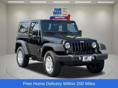 Certified 2017 Jeep Wrangler Sport w/ Quick Order Package 24S
