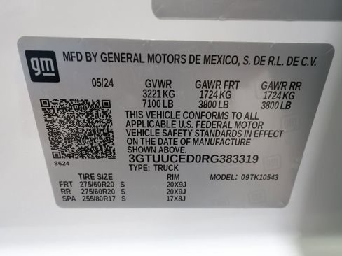 Certified 2024 GMC Sierra 1500 Elevation w/ X31 Off-Road Package AWD/4WD image 33