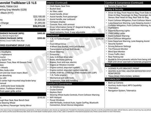 Used 2025 Chevrolet TrailBlazer LS w/ LS Convenience Package FWD image 6