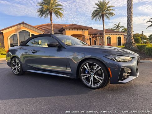 Used 2022 BMW 430i Convertible w/ M Sport Package RWD image 3