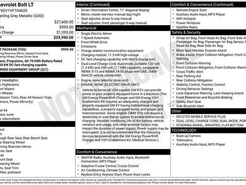 New 2027 Chevrolet Bolt LT w/ Comfort Package image 9