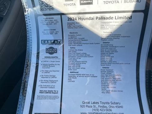 Used 2024 Hyundai Palisade Limited AWD/4WD image 27