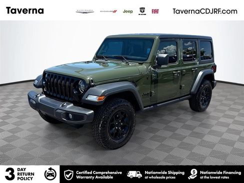 Used 2021 Jeep Wrangler Unlimited Sport AWD/4WD image 1