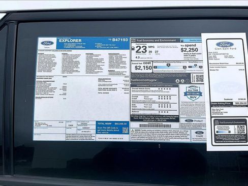 New 2026 Ford Explorer Platinum w/ LUX Leather Package AWD/4WD image 14