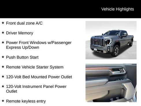 Used 2025 GMC Sierra 3500 Denali w/ Denali Reserve Package AWD/4WD image 14