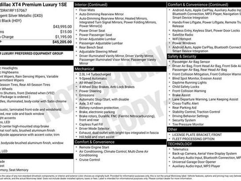 Used 2024 Cadillac XT4 Premium Luxury image 35