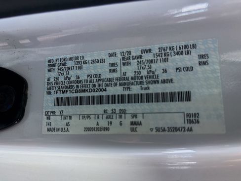 Used 2021 Ford F150 XL w/ Equipment Group 101A High RWD image 26
