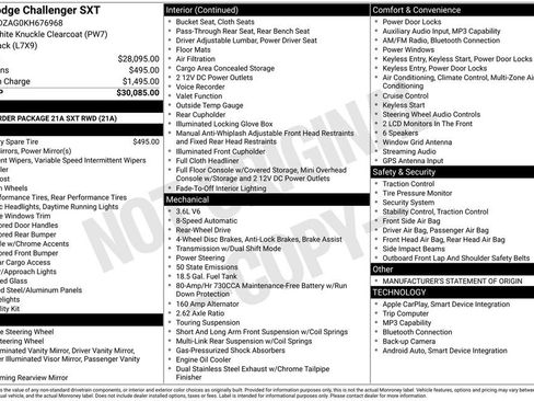 Used 2019 Dodge Challenger SXT image 7