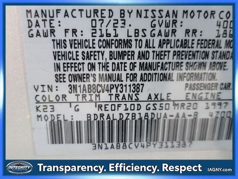 Used 2023 Nissan Sentra SV FWD image 32