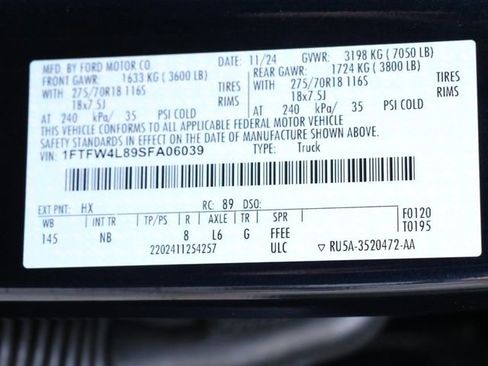 Used 2025 Ford F150 Tremor w/ Equipment Group 402A High AWD/4WD image 31