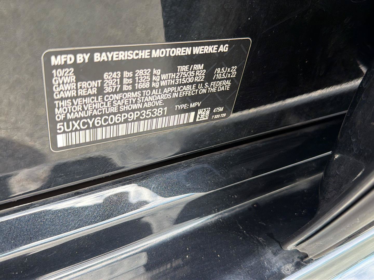 Used 2023 BMW X6 xDrive40i w/ M Sport Package AWD/4WD image 43