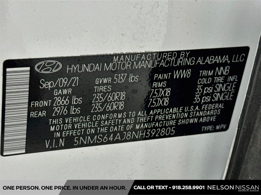 Used 2022 Hyundai Santa Fe XRT FWD image 31