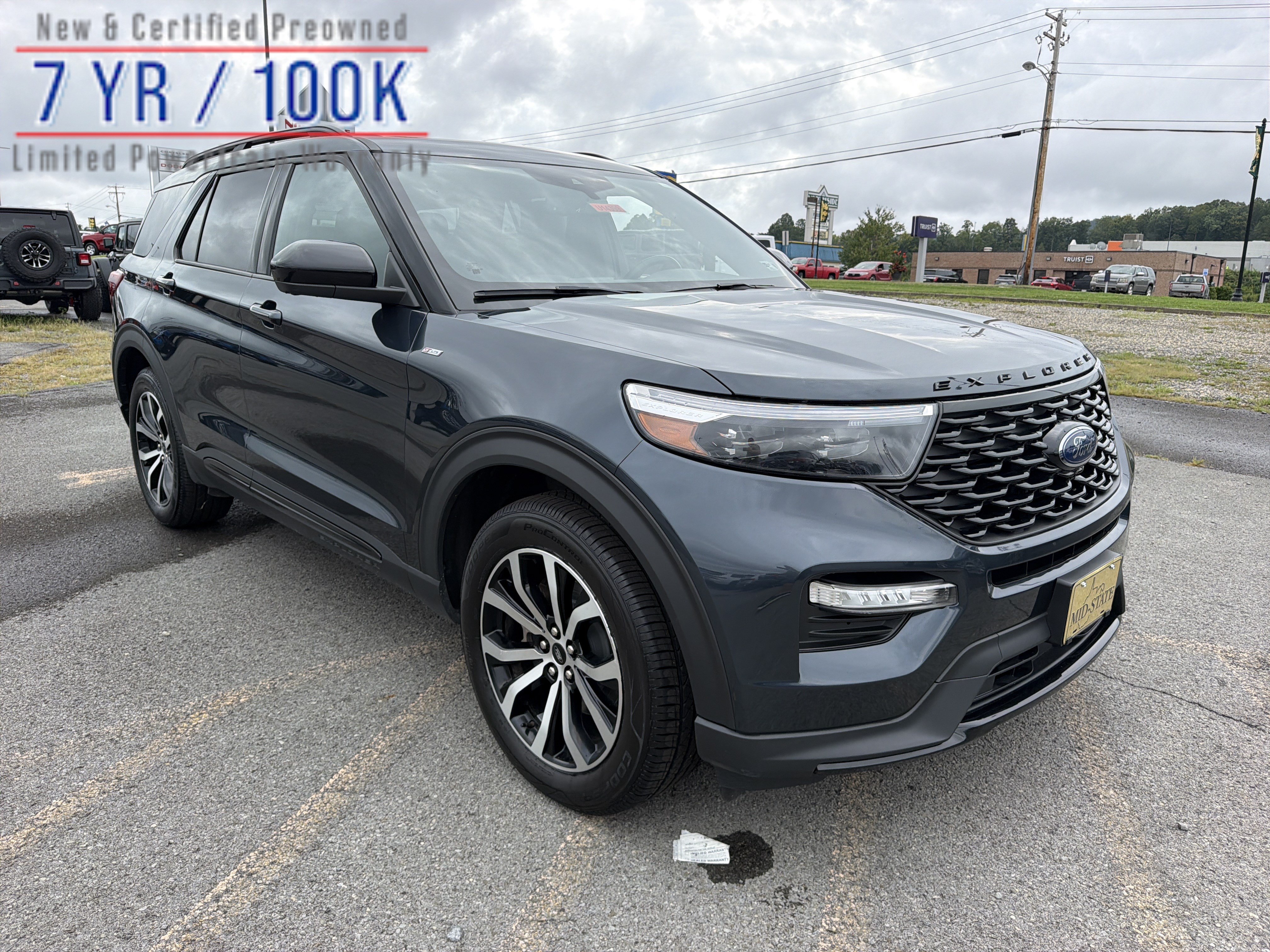 Used 2023 Ford Explorer ST-Line w/ Class IV Trailer Tow Package AWD/4WD image 1