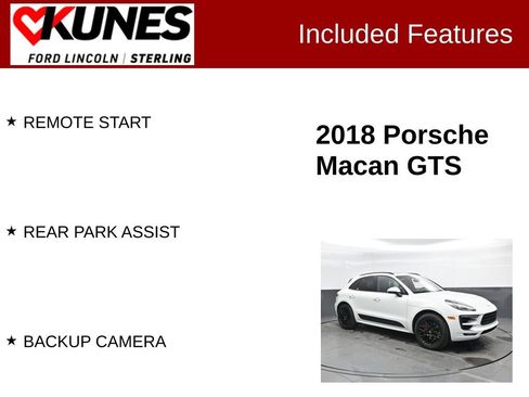 Used 2018 Porsche Macan GTS w/ Premium Package Plus AWD/4WD image 2