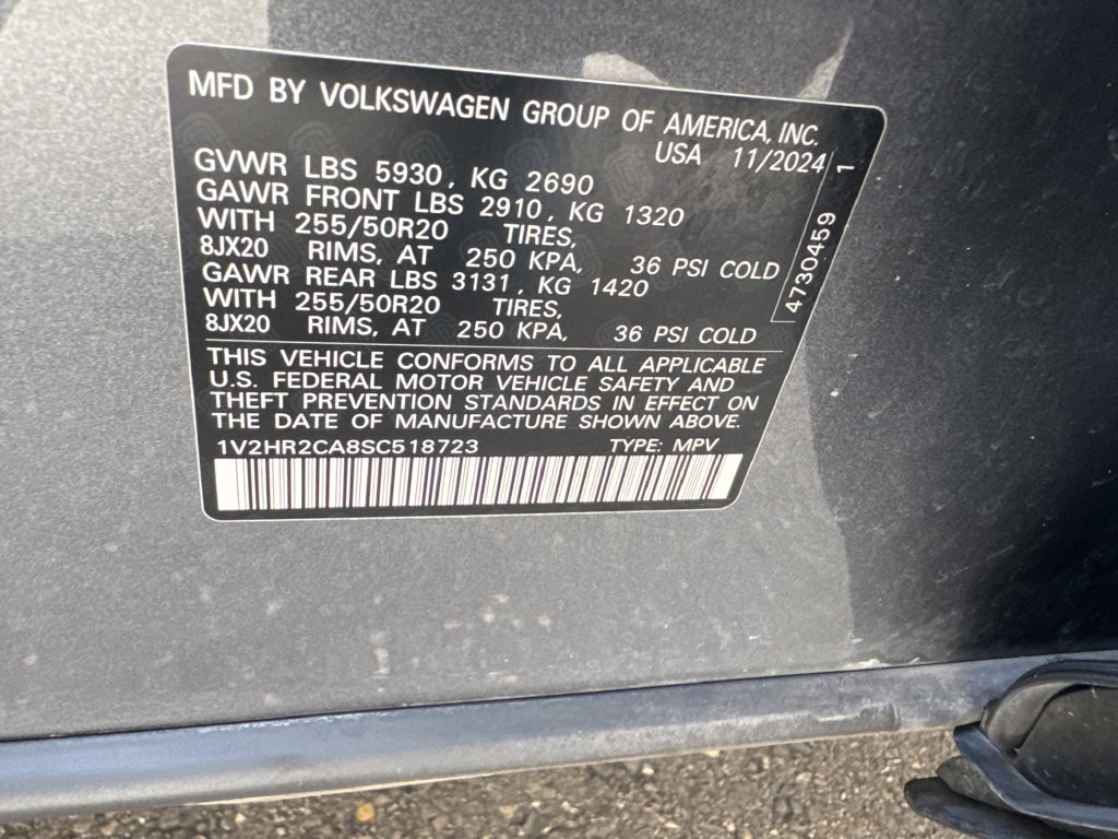 Used 2025 Volkswagen Atlas SE AWD/4WD image 22