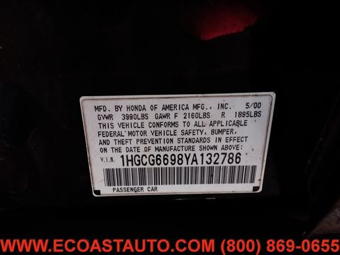 Used 2000 Honda Accord SE image 15