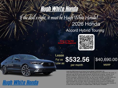 New 2026 Honda Accord Touring image 3