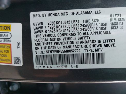 Used 2021 Honda Pilot EX-L image 39