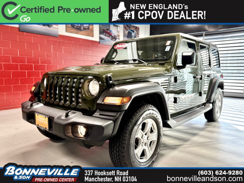 Certified 2020 Jeep Wrangler Unlimited Sport S AWD/4WD image 1