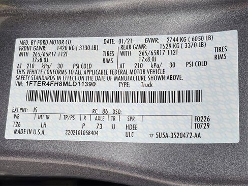 Used 2021 Ford Ranger XLT w/ Equipment Group 302A High image 31